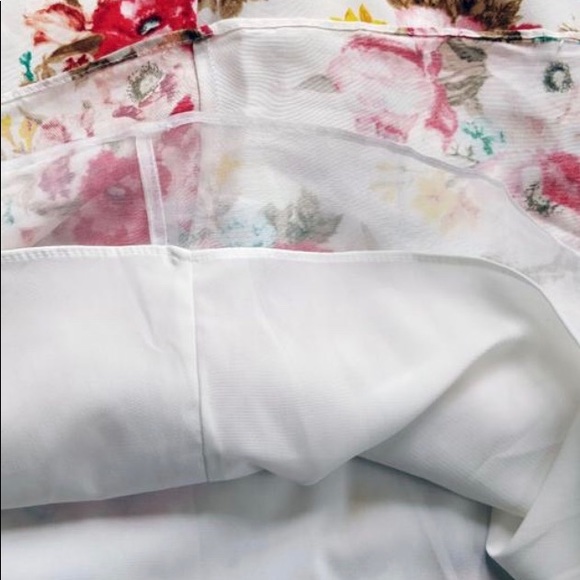 ALICE & OLIVIA FLORAL SILK DRESS Sz 2 - Picture 10 of 12